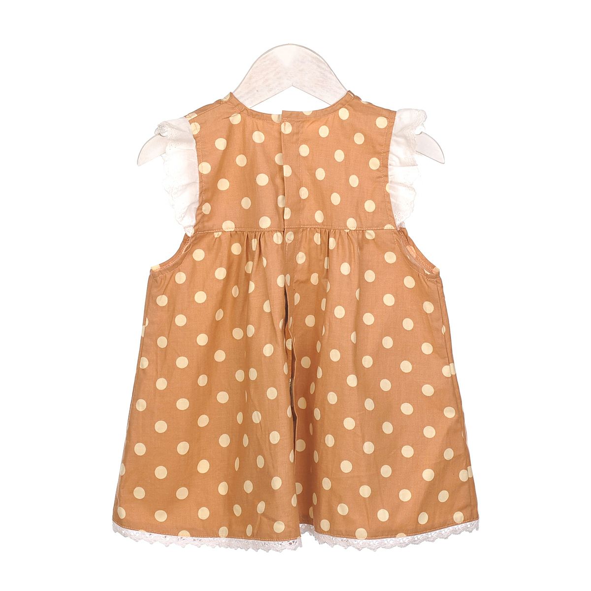 水玉柄 エプロン